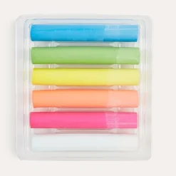 Dustless Chalk Set of 6 - Neon Colour by Kitpas