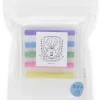 Dustless Chalk Slim Set of 6 Colours by Kitpas