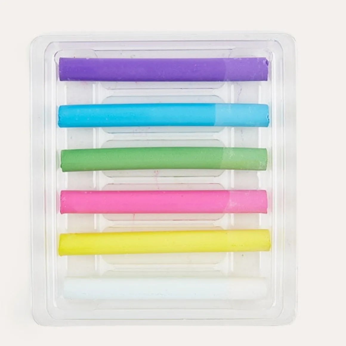 Dustless Chalk Slim Set of 6 Colours by Kitpas