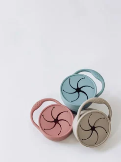 Dusty Blue Silicone Snackie Cup