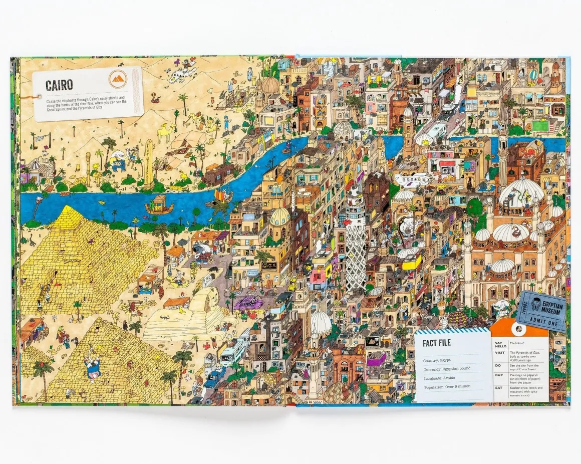 Elephants on Tour Activity Book