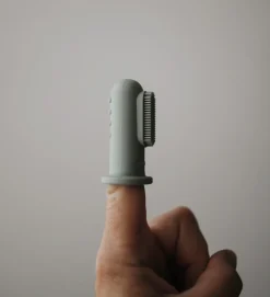 Finger Toothbrush | Cambridge Blue/Shifting Sand