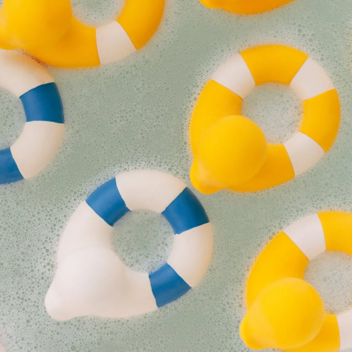 Flo The Floatie Navy 100% Natural Rubber Teether