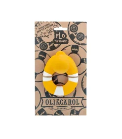 Flo The Floatie Yellow 100% Natural Rubber Teether