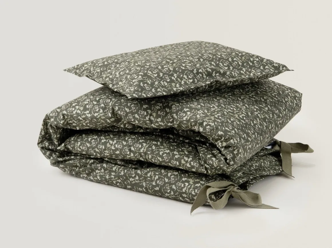 Floral Moss Junior Bed Set