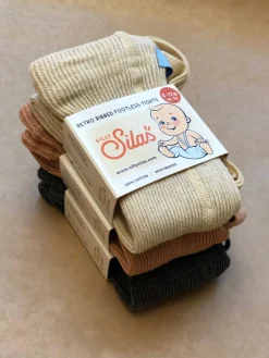 Footed Tights Cream Blend