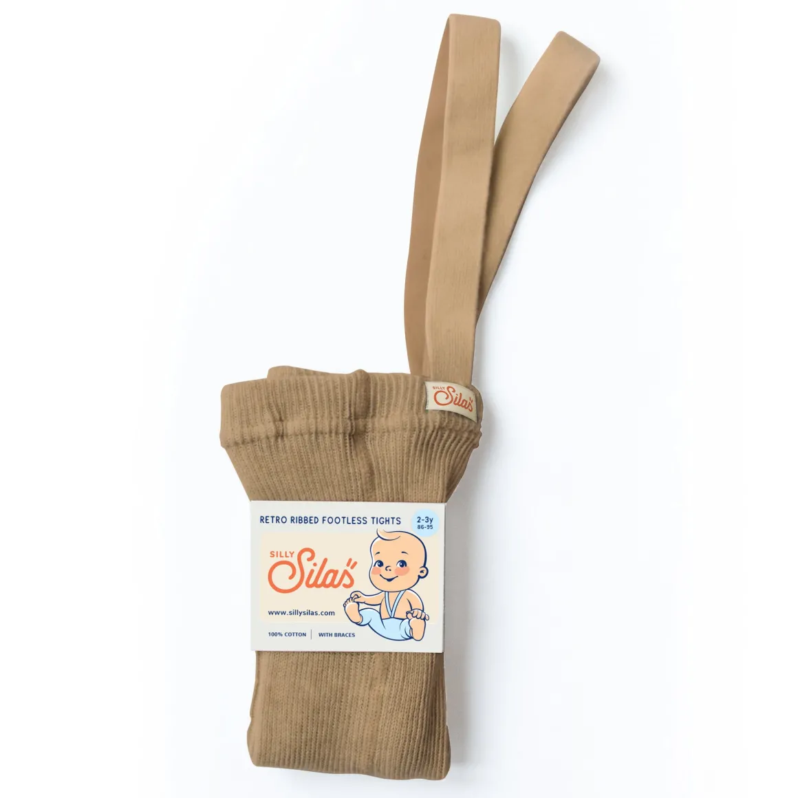Footless Tights Light Brown