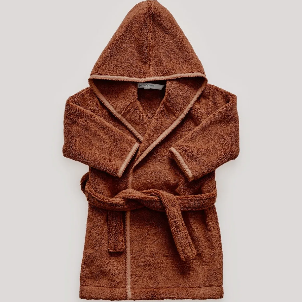 Garbo&Friends Bath Robe | Cinnamon 4-6Y