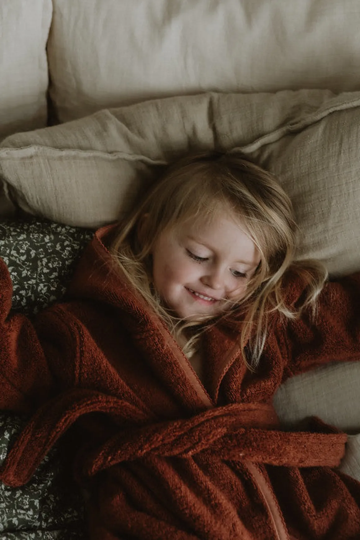 Garbo&Friends Bath Robe | Cinnamon 4-6Y