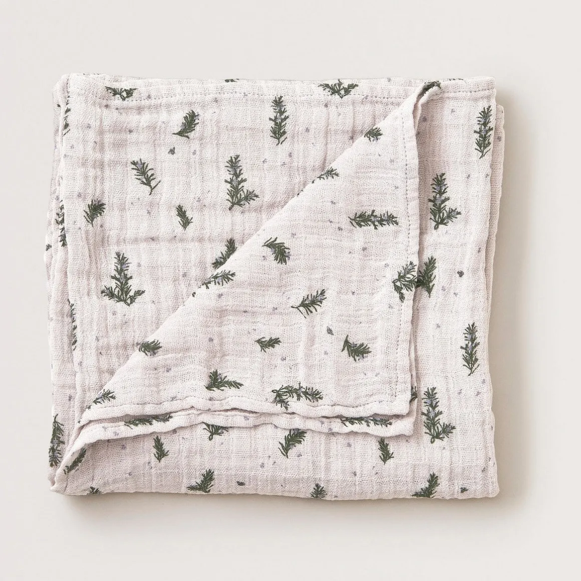 Garbo&Friends Muslin Swaddle Blanket | Rosemary