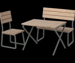 Garden Set - Table w. Chair and Bench, Mouse