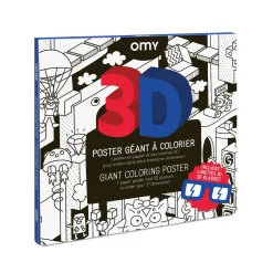 Giant Colouring Poster - 3D Video Game by OMY