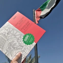Giant Colouring Poster - Dubai by OMY