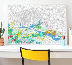 Giant Colouring Poster - Jungle by OMY