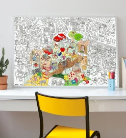 Giant Colouring Poster - Kids Life by OMY