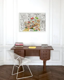 Giant Colouring Poster - Kids Life by OMY
