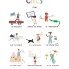 Girls Can’ Poster by Garcon Milano
