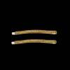 Glitter Thin Hair Clip in Gold 2pac by Bon Dep