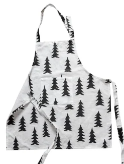 Gran Wax Child Apron in Black/White by Fine Little Day