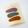 Grech & Co. Snap Matte Clip Set of 3 | Fern, Spice, Burlwood