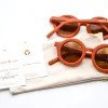 Grech & Co. Sustainable Kids Sunglasses with Matte Finish | Rust