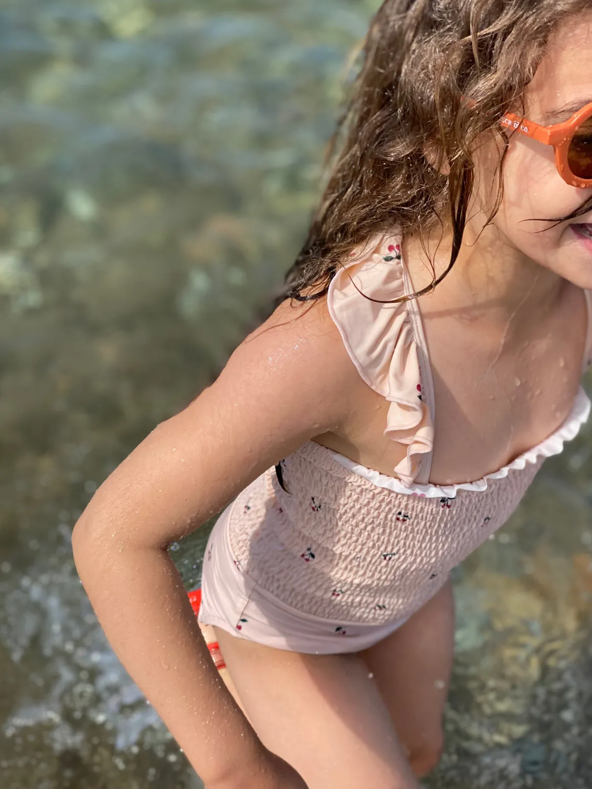 Grech & Co. Sustainable Kids Sunglasses with Matte Finish | Spice
