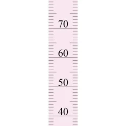 Growth Chart Wall Sticker in Pink by Tresxics