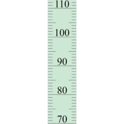 Growth Chart Wall Sticker in Mint by Tresxics