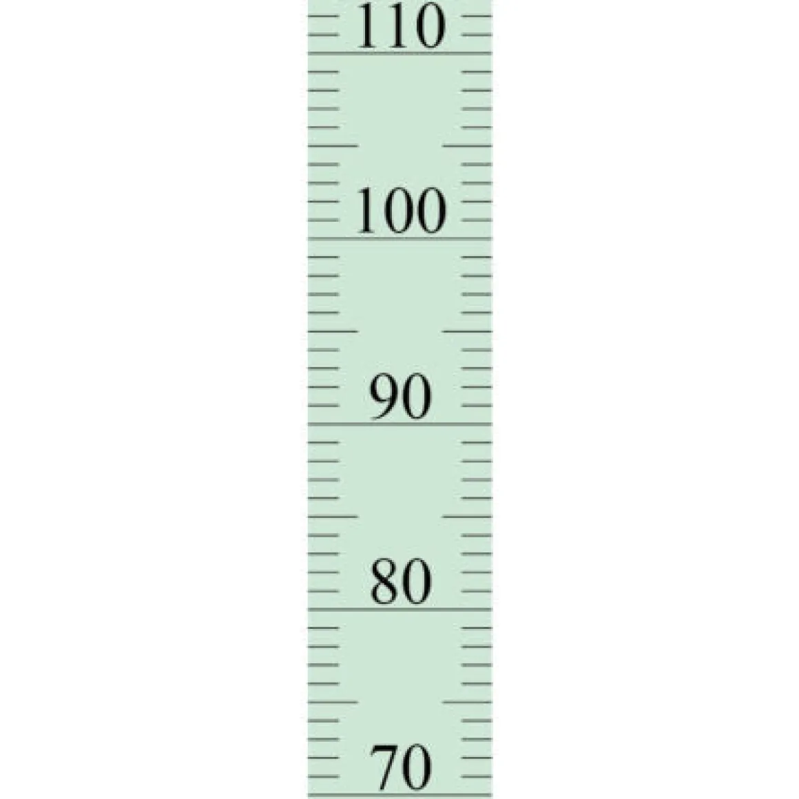 Growth Chart Wall Sticker in Mint by Tresxics