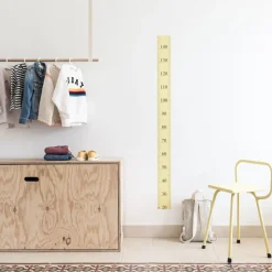 Growth Chart Wall Sticker in Yellow by Tresxics