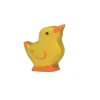 Head Raised Chick Wooden Figure