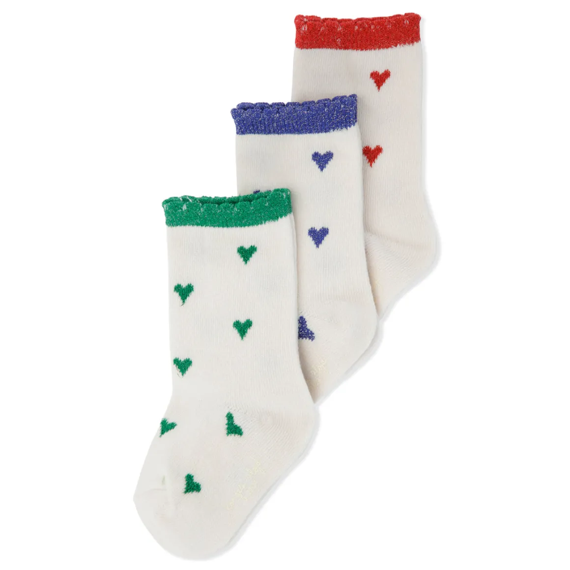 Heart Socks Pack of 3 | Summer Sand Hearts