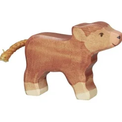 Highland Cattle Wooden Figure