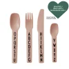 Kids Cutlery in Nude by Design Letters