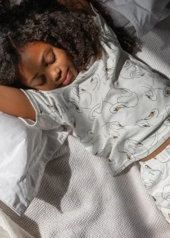 Kids Short & Tee Set | Swansy White