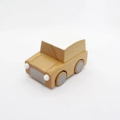kiko & gg Kuruma Classic Wooden Wind Up Car | Natural