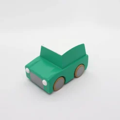 kiko & gg Kuruma Classic Wooden Wind Up Car | Green