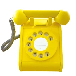 kiko & gg Retro Telephone | Yellow