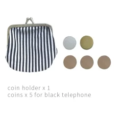 kiko & gg Retro Telephone | Black