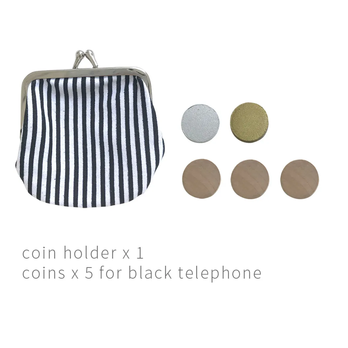 kiko & gg Retro Telephone | Black