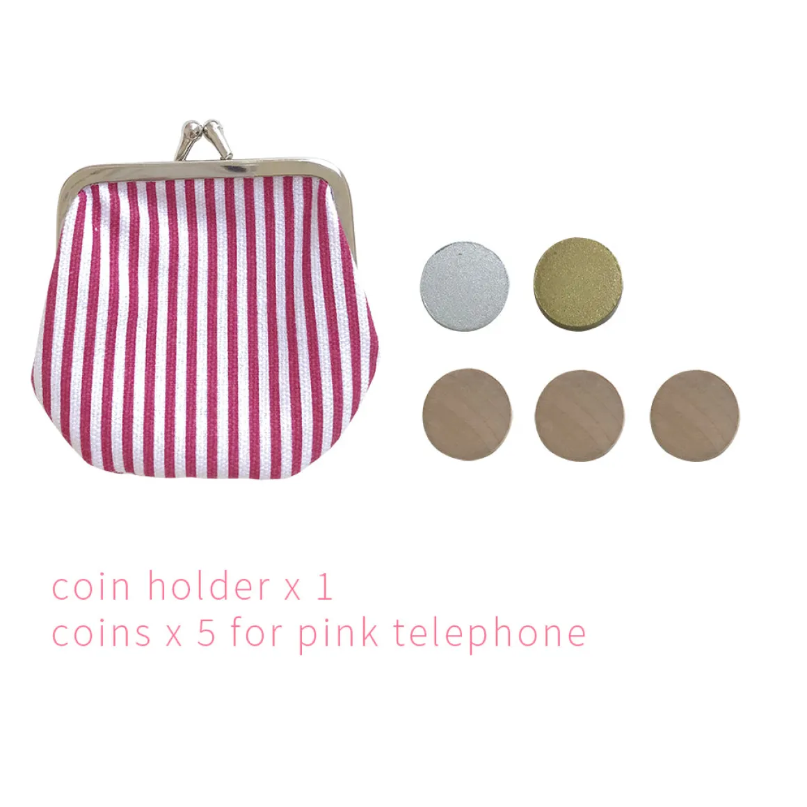 kiko & gg Retro Telephone | Pink