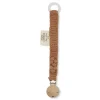 Knitted Organic Cotton Pacifier Clip | Sahara