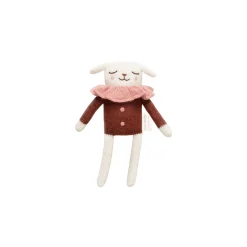 Lamb Knitted Toy in Sienna Blouse