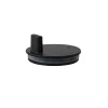 Lid for Kids Drinking Glass Lid in Black by Design Letters