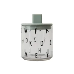 Lid for Kids Drinking Glass Lid in Green by Design Letters