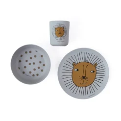 Lion Tableware Set | Grey
