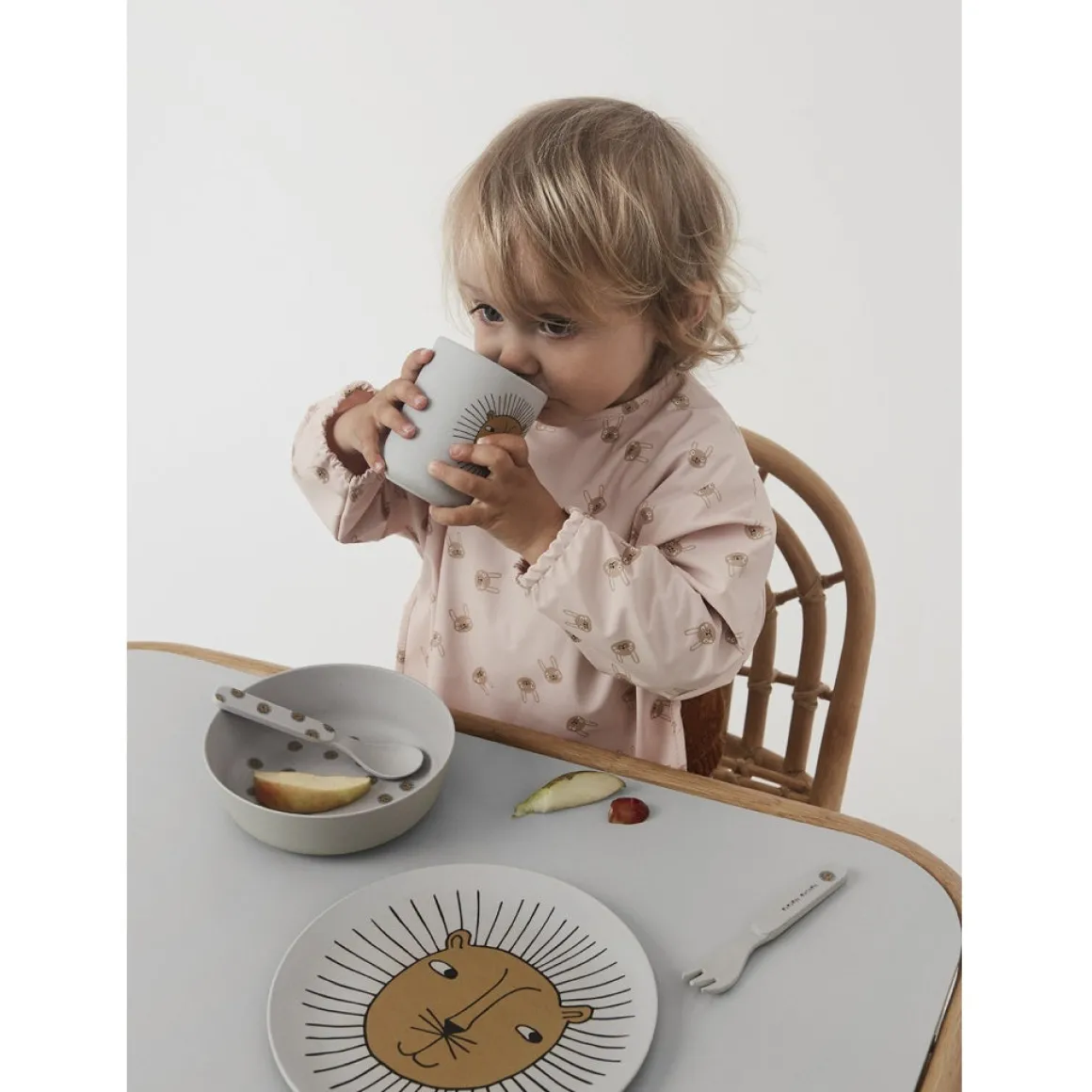Lion Tableware Set | Grey