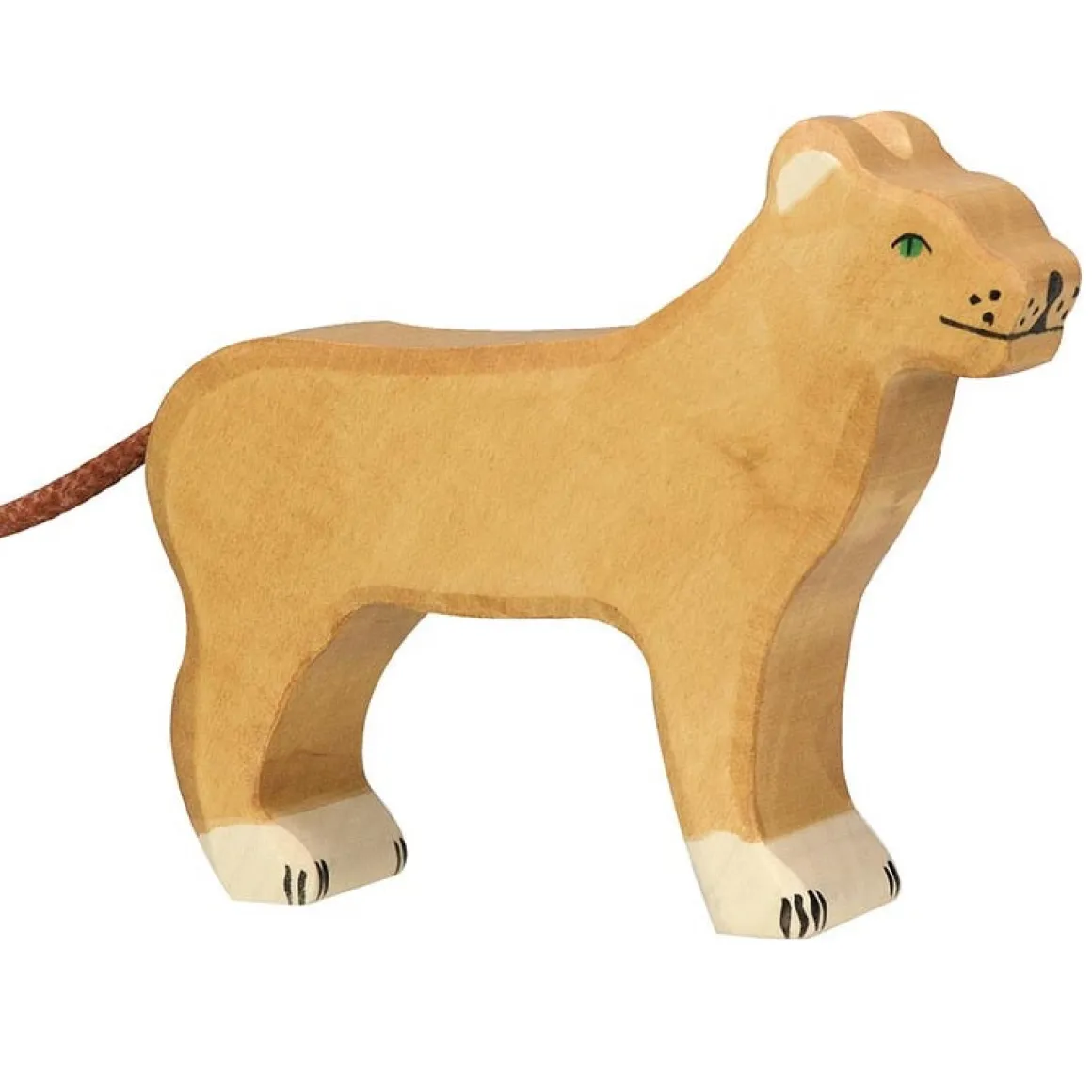 Lioness Wooden Figure