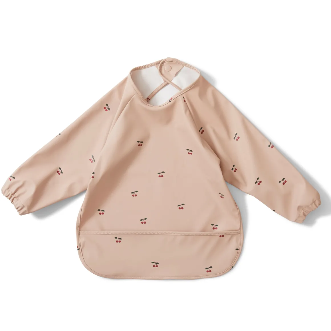Long Sleeve Dinner Bib | Cherry