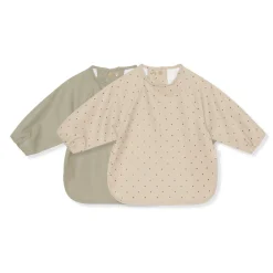 Long Sleeve Dinner Bib Pack of 2 | Dotties Magnet